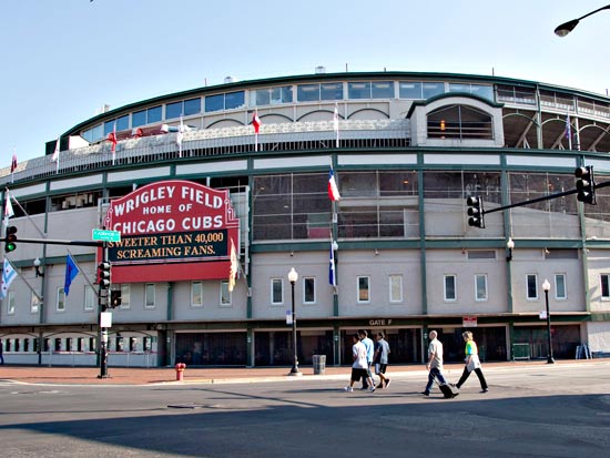 ריגלי פילד, האצטדיון הביתי של שיקגו קאבס, MLB / צלם: בלומברג